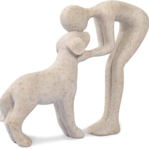 Abstract Person and Dog Head